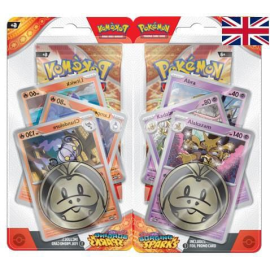 Pokémon TCG Scarlet & Violet 08 blisters Surging Sparks Premium Checklane *ANGLAIS* Set (2)