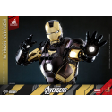 Les Avengers figurine Diecast Movie Masterpiece 1/6 Iron Man Mark VII (Black & Gold Version) 32 cm