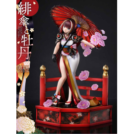 Original Illustration by Fuzichoco statuette PVC 1/7 Prisma Wing Scarlet Umbrella And Peony Deluxe Version 32 cm