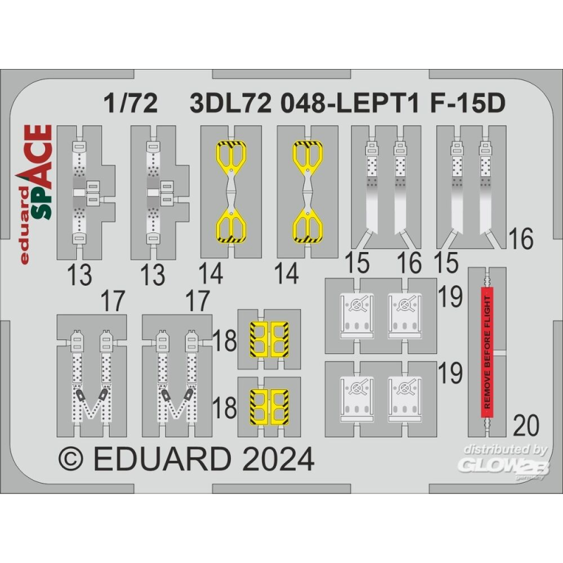 Décalcomanies pour avions mili F-15D SPACE