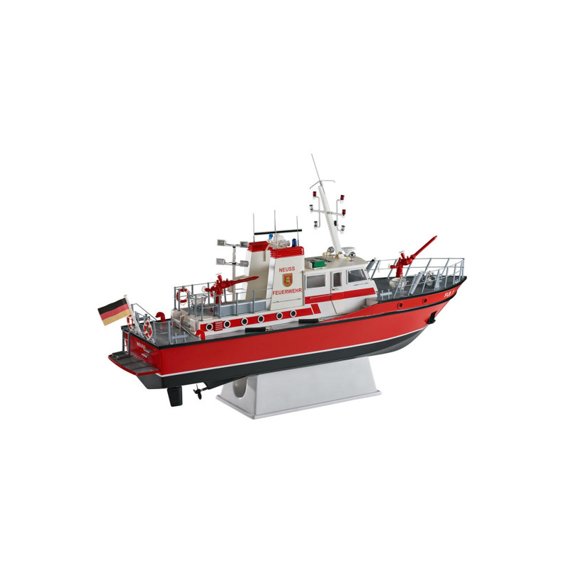  Bateau électrique radiocommandé Bateau-pompe FLB-1 en kit 1:25