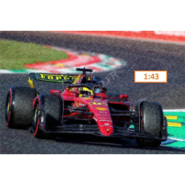 FERRARI F1 F23 TEAM SCUDERIA FERRARI 16 CHARLES LECLERC GRAND PRIX D'ITALIE MONZA 2023 4EME (PACKAGING PREMIUM AVEC CASQUE)