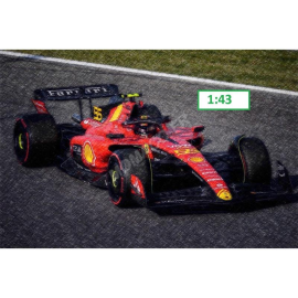 FERRARI F1 F23 TEAM SCUDERIA FERRARI 55 CARLOS SAINZ GRAND PRIX D'ITALIE MONZA 2023 3EME (BOITAGE SOUPLE)