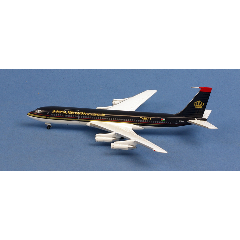 Miniature Royal Jordanian Boeing 707-320C JY-AJK