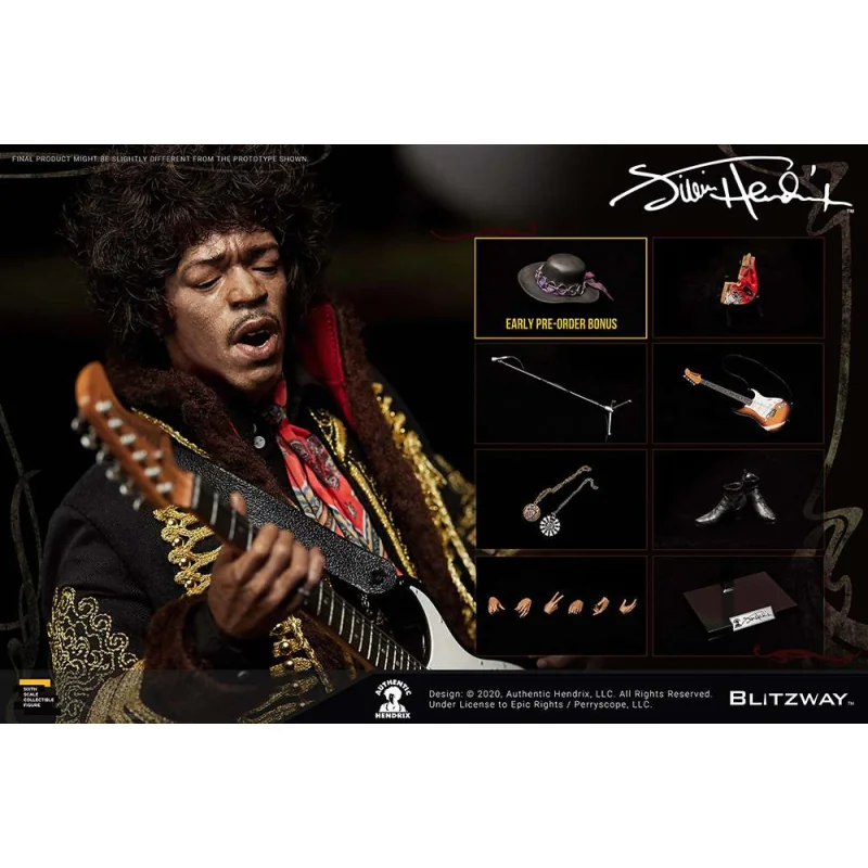 Jimi Hendrix figurine 1/6 Jimi Hendrix 31 cm