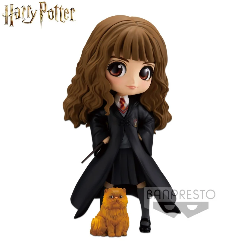 Harry Potter figurine Q Posket Hermione Granger with Crookshanks 14 cm