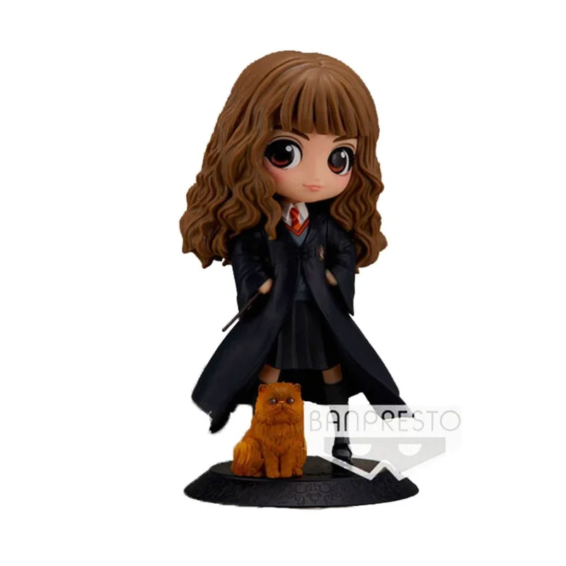 Harry Potter figurine Q Posket Hermione Granger with Crookshanks 14 cm