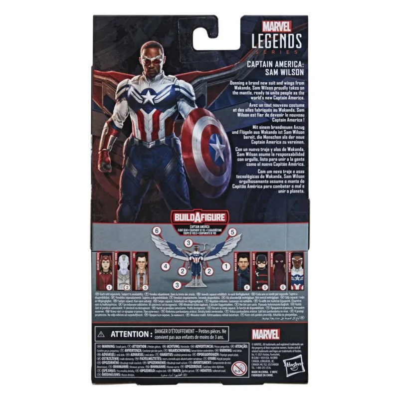 Marvel Legends Build a Figure Falcon & Winter Soldier Captain America 15cm