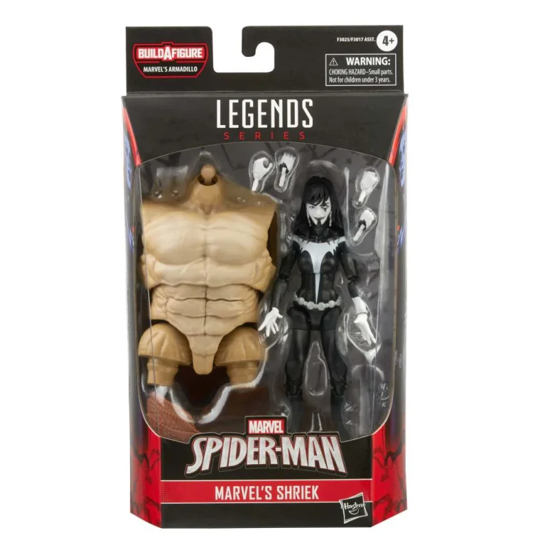 Marvel Legends Spider-Man Build A Figure Marvel's Shriek 15cm