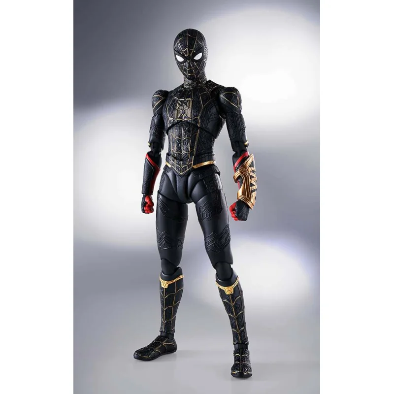 Spider-Man : No Way Home figurine S.H. Figuarts Spider-Man Black & Gold Suit (Special Set) 15 cm