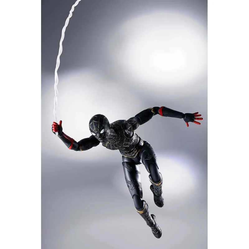 Spider-Man : No Way Home figurine S.H. Figuarts Spider-Man Black & Gold Suit (Special Set) 15 cm