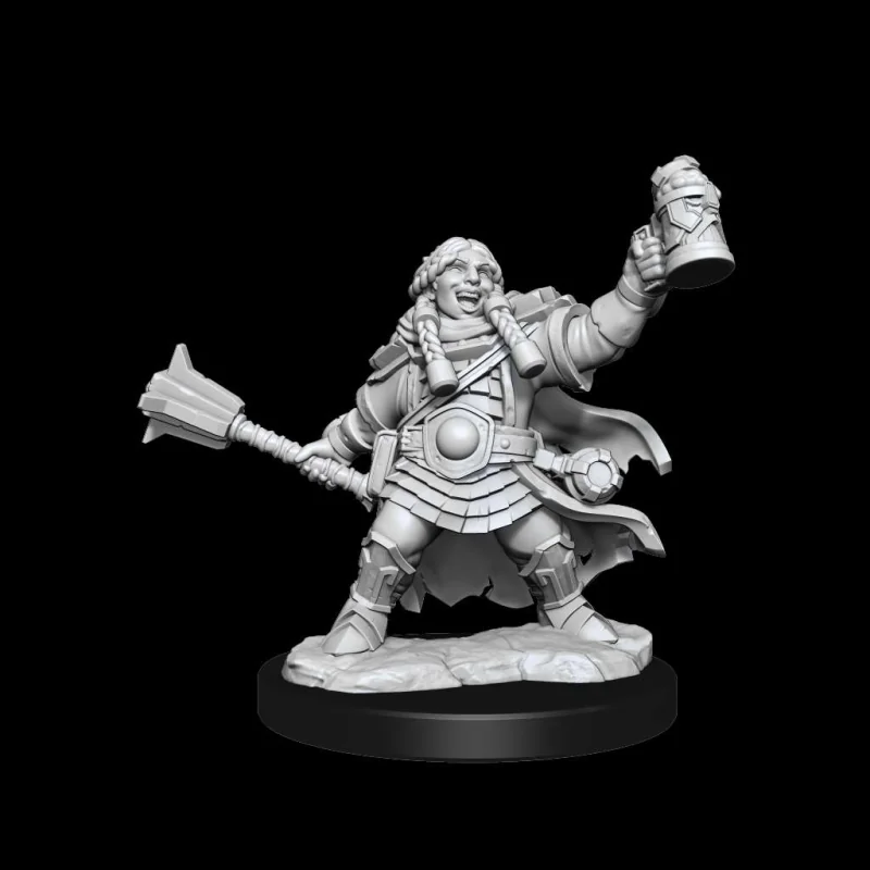 Dungeons & Dragons Frameworks miniature Model Kit Dwarf Cleric Female