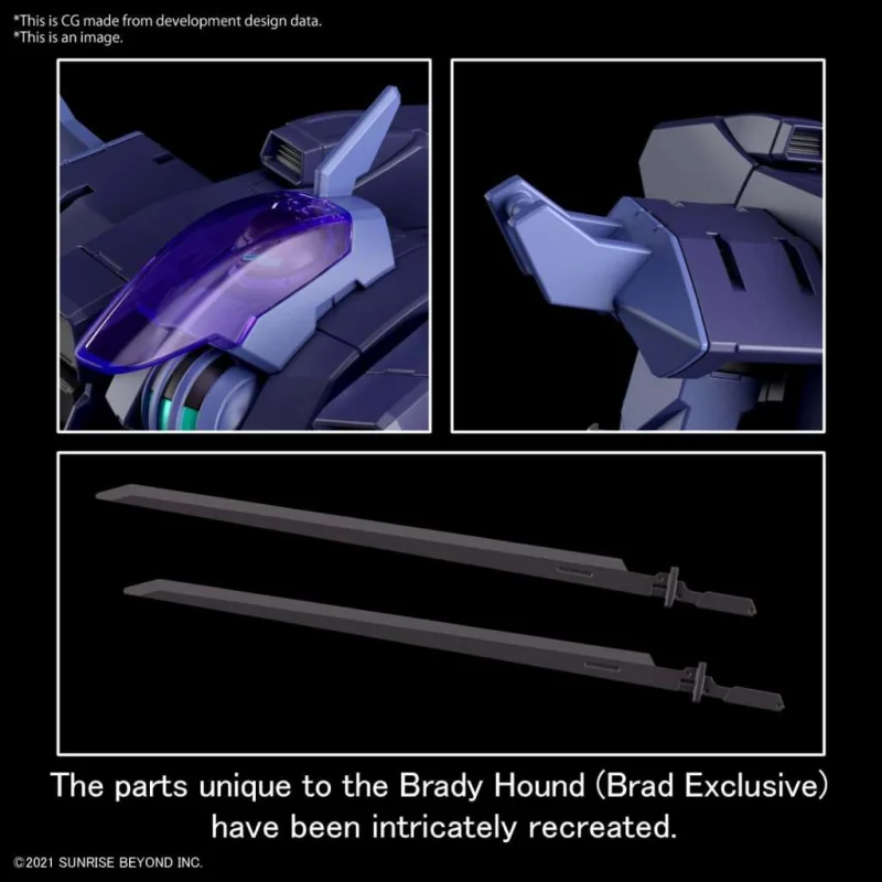 Kyoukai Senki HG 1/72 Brady Hound Brad sive