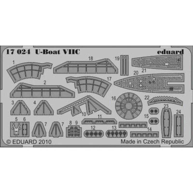 1:350 U-boot VIIC (pour maquettes Revell) 