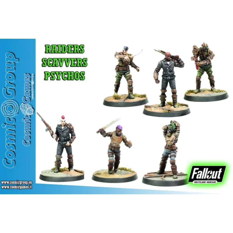 FALLOUT WW RAIDERS PSYCHOS & SCAVVERS