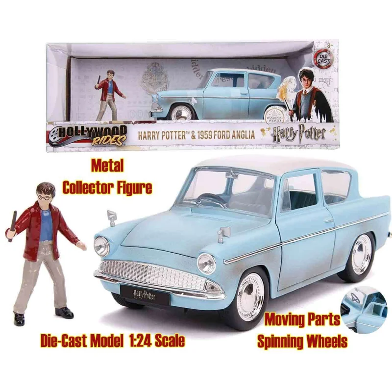 Harry Potter : 1959 Ford Anglia et Harry Potter à l'échelle 1/24