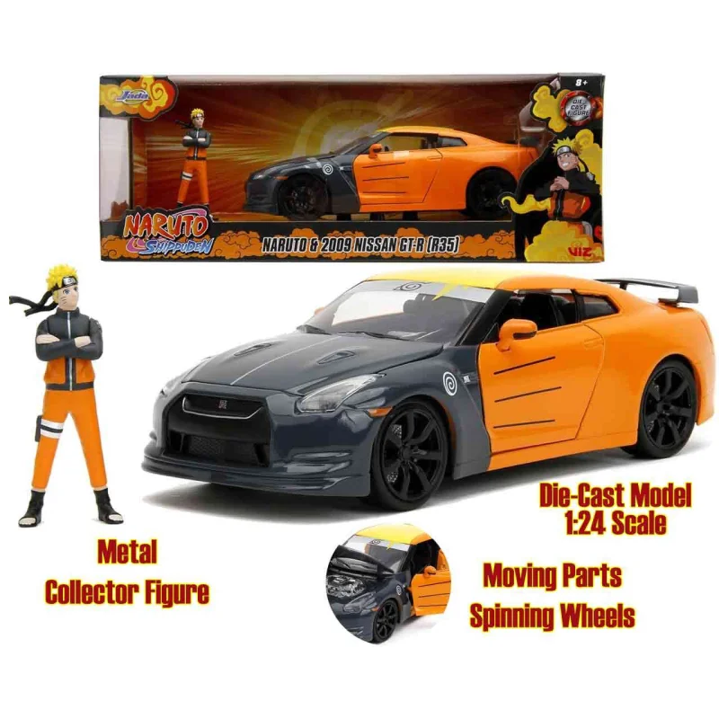 NARUTO - Naruto & 2009 Nissan GT-R (R35) - 1:24