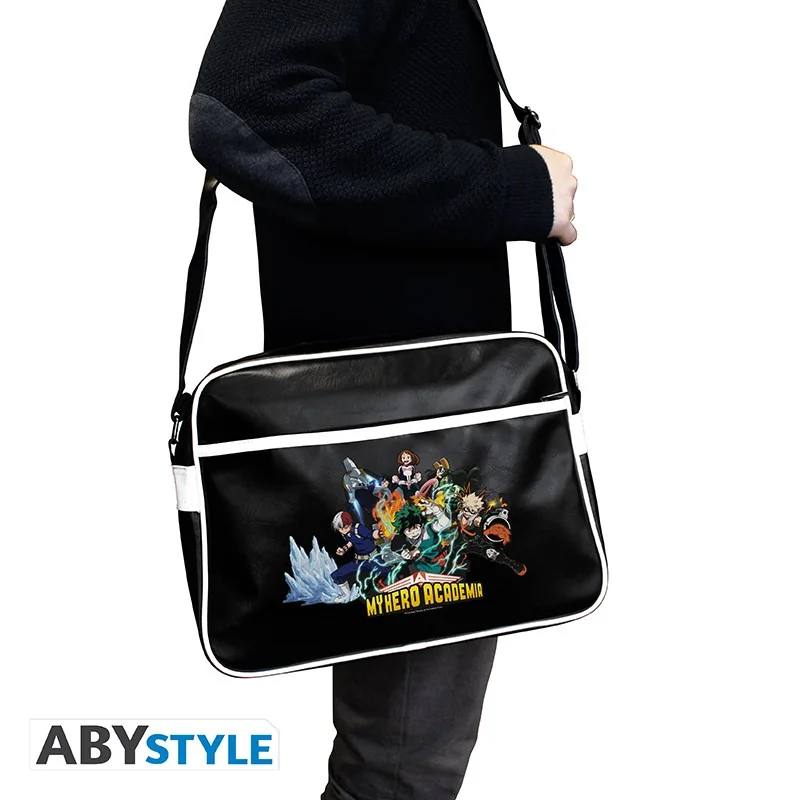 MY HERO ACADEMIA - Sac Besace "Groupe Héros" - Vinyle