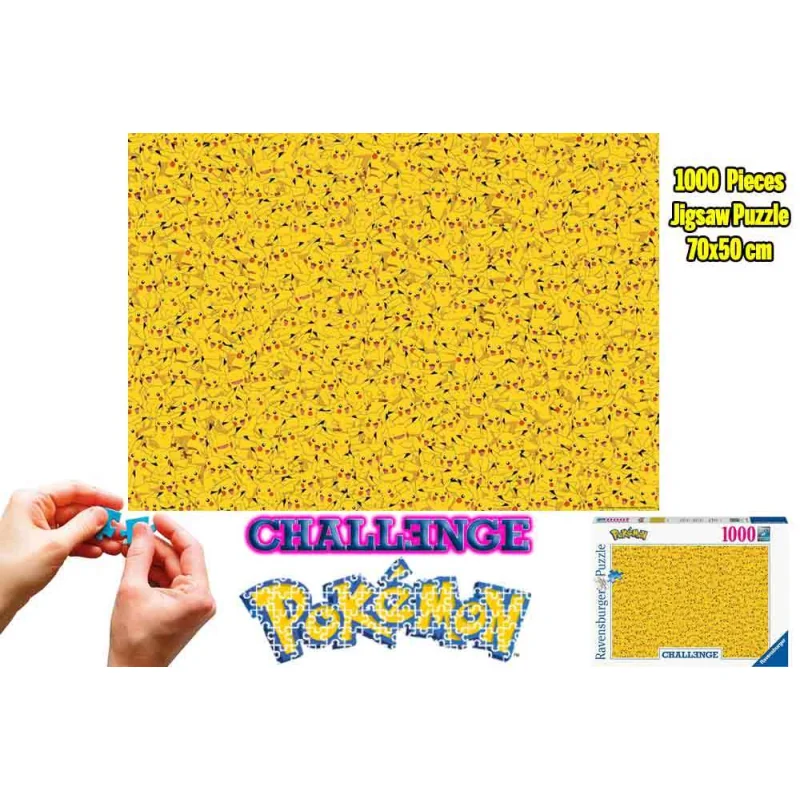 Pokémon Challenge puzzle Pikachu (1000 pièces)