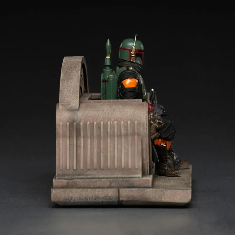 Star Wars: The Mandalorian - Deluxe Boba Fett on Throne 1:10 Scale Statue