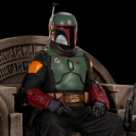 Star Wars: The Mandalorian - Deluxe Boba Fett on Throne 1:10 Scale Statue