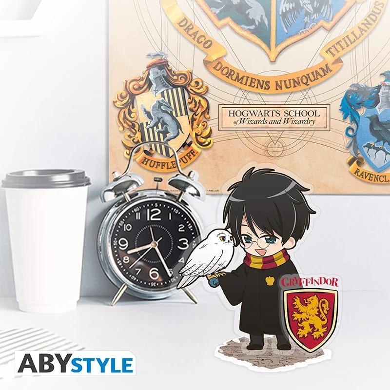 HARRY POTTER - Pck Mug320ml + Acryl® + Cartes postales "Poudlard"