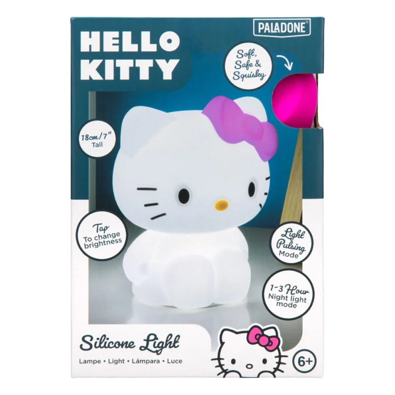 HELLO KITTY - Lampe en Silicone Rechargeable 18cm