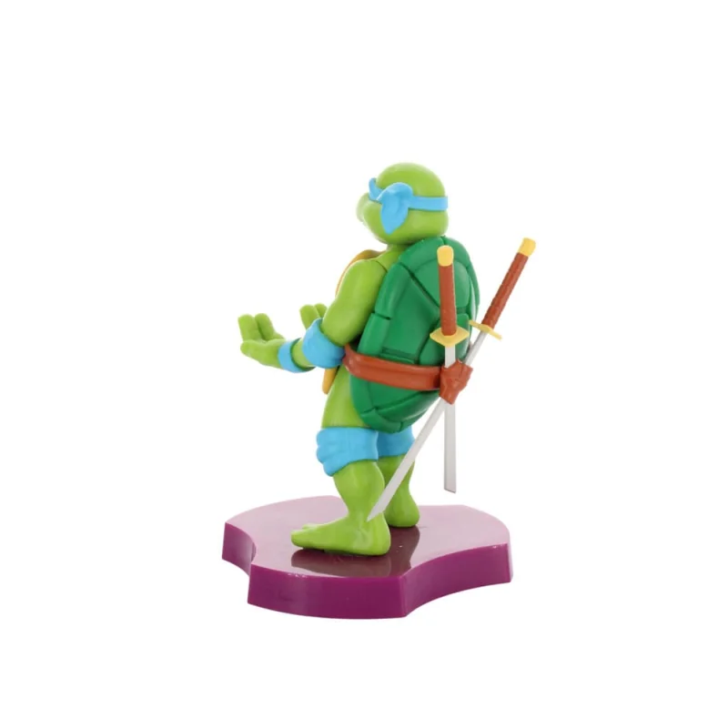 TMNT - Léonardo - Figurine Holdem 11cm - Support Manette & Portable