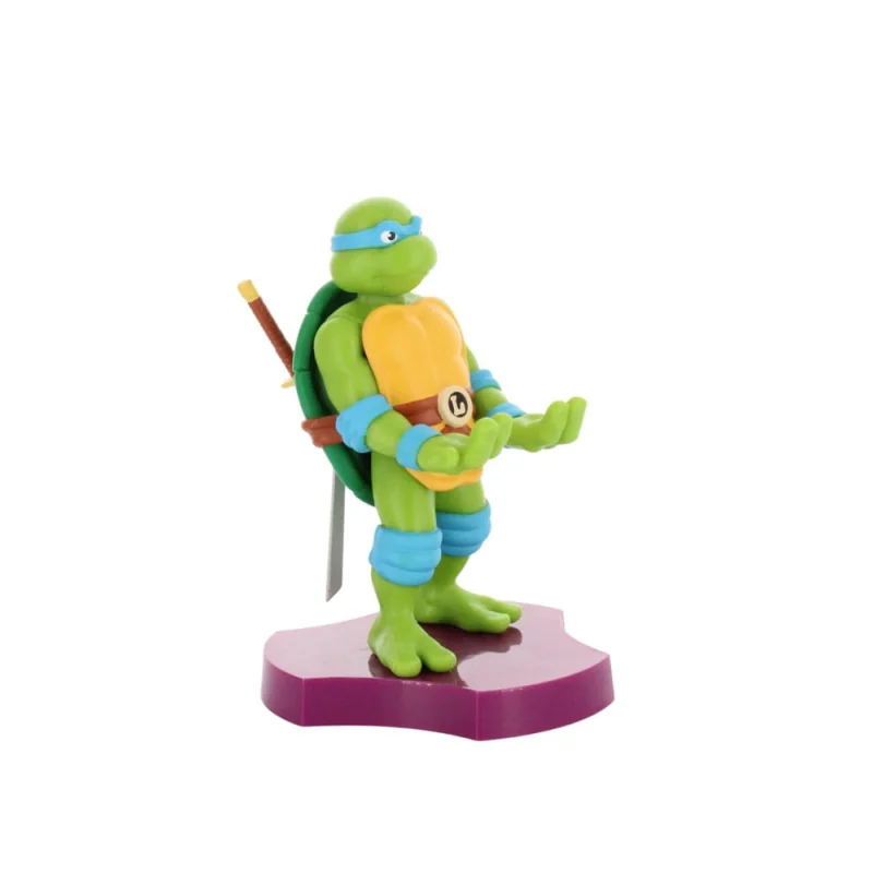 TMNT - Léonardo - Figurine Holdem 11cm - Support Manette & Portable