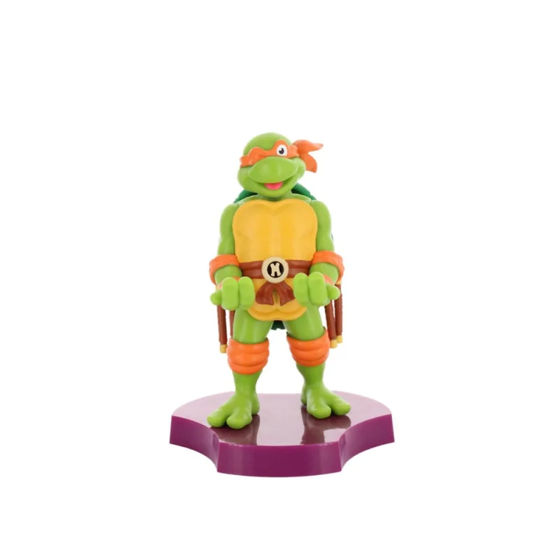 TMNT - Michaelangelo -Figurine Holdem 11cm -Support Manette & Portable