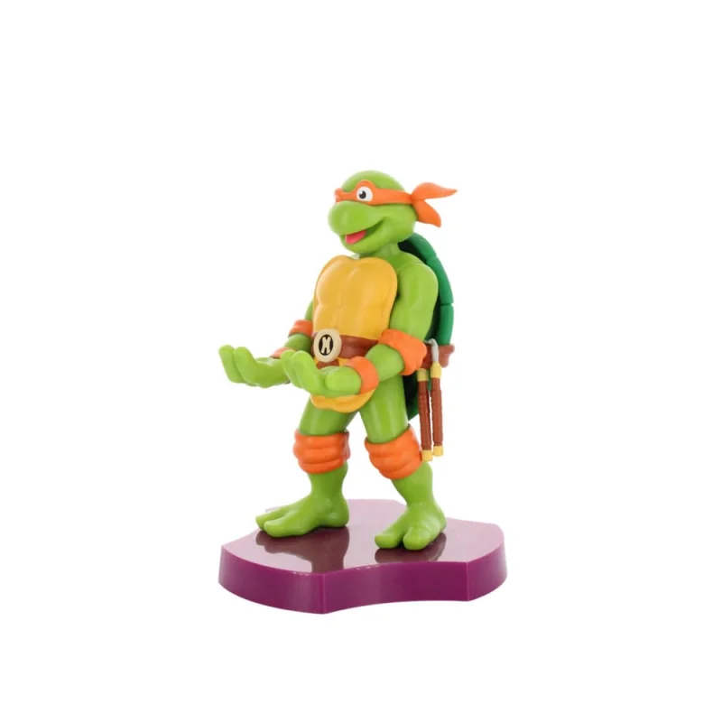 TMNT - Michaelangelo -Figurine Holdem 11cm -Support Manette & Portable