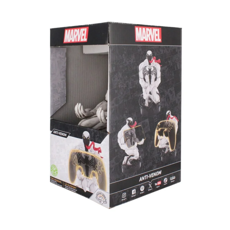 VENOM - Anti-Venom - Figurine 20cm - Support Manette & Portable