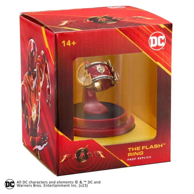 DC Comics : The Flash Movie - Réplique de l'anneau Flash Prop avec affichage