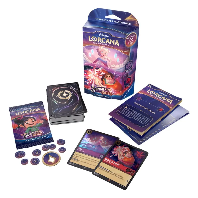 Disney Lorcana Shimmering Skies Starter Deck Display ENG (8 starters)