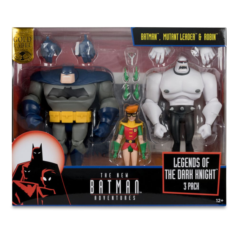 The New Batman Adventures pack 3 figurines DC Direct Legends of the Dark Knight (Gold Label) 13 cm