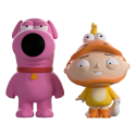 Family Guy pack 2 Vinyl figurines Stewie & Brian Trick-Or-Treating 10 cm