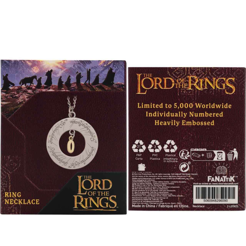 Pendentifs et colliers The Lord Of The Rings - One Ring Necklace