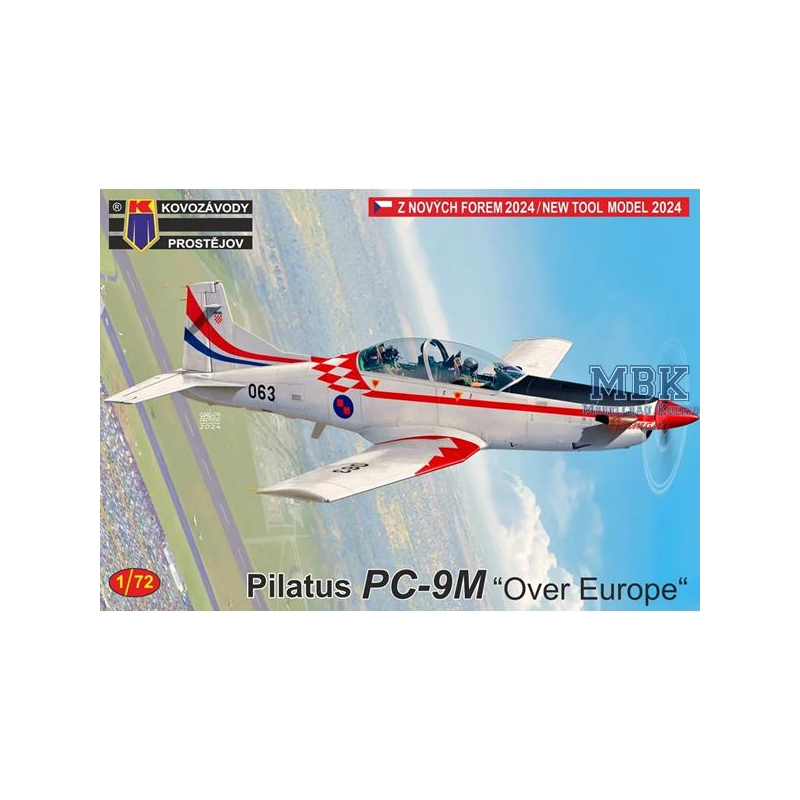 Maquette Pilatus PC-9M "Over Europe"