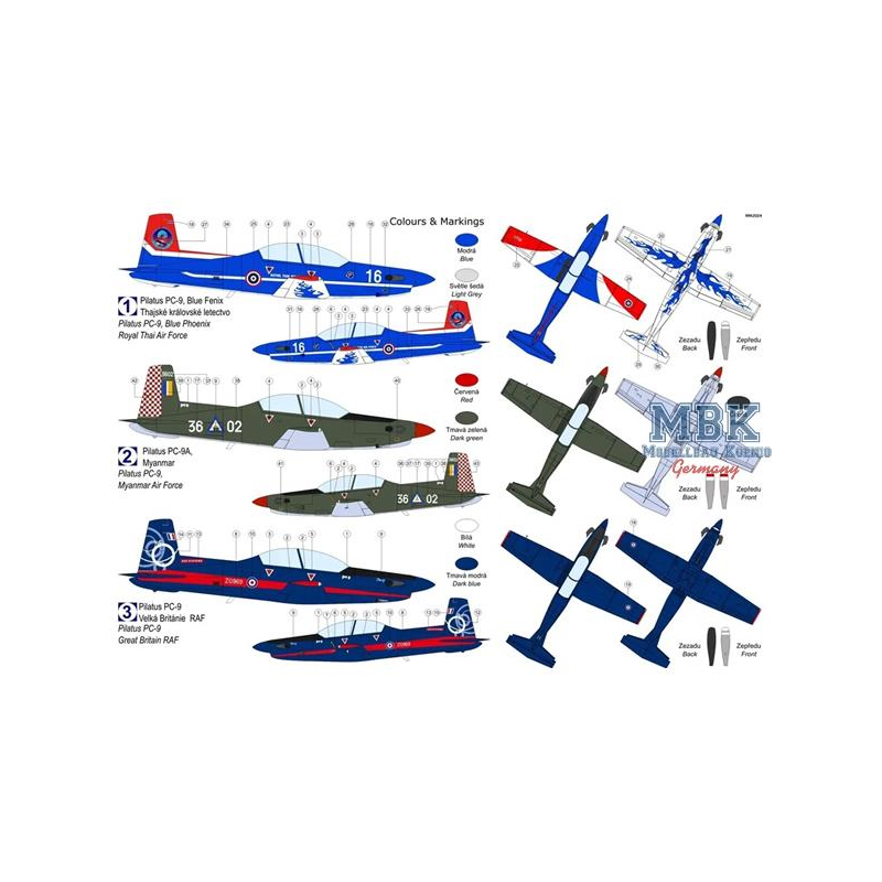 Maquette d'avion Pilatus PC-9 “Part.2”