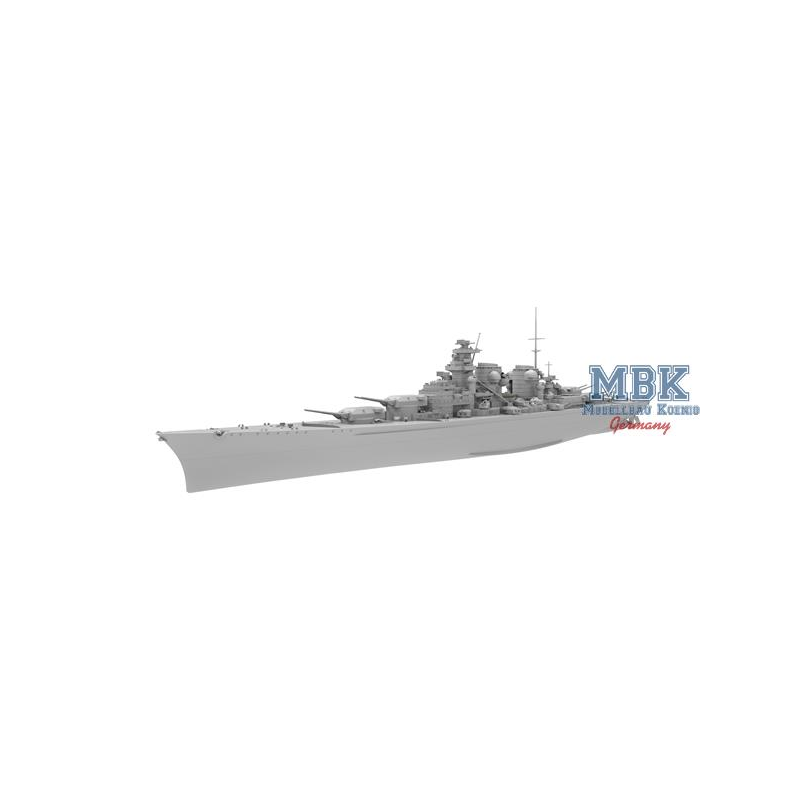 Maquette de bateau German Battleship H-Class HUTTEN-Deluxe Kit