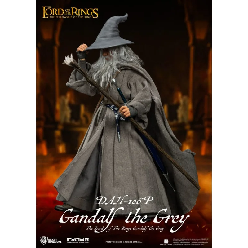 Figurine Le Seigneur des Anneaux figurine Dynamic Action Heroes 1/9 Gandalf le Gris 21 cm