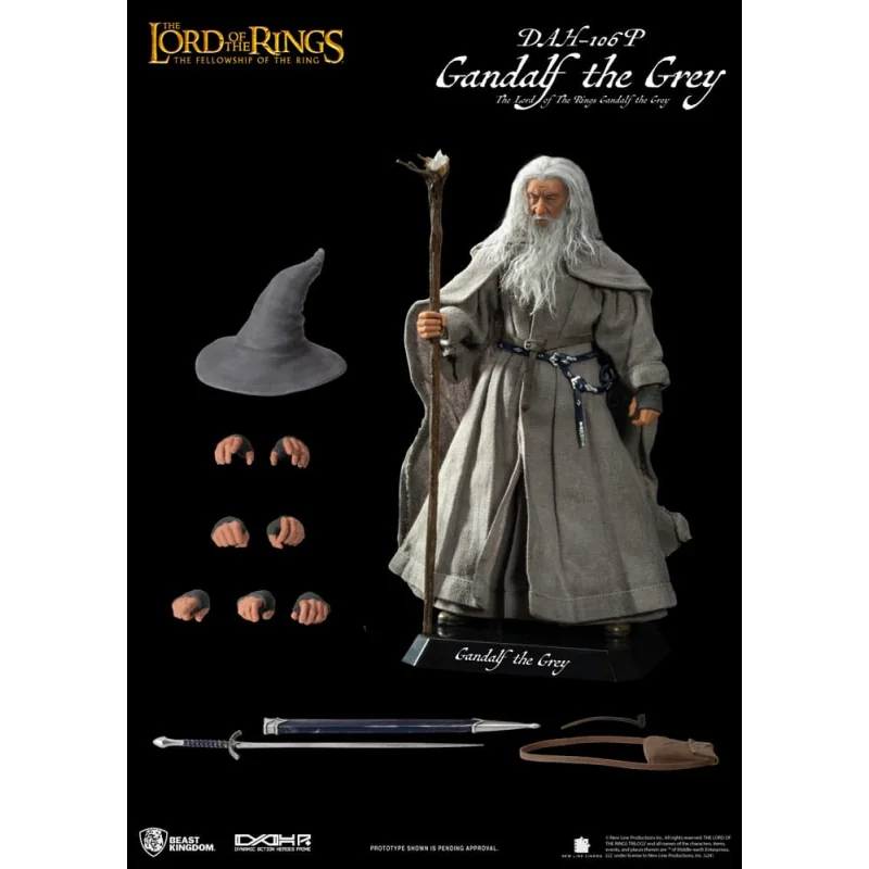 Le Seigneur des Anneaux figurine Dynamic Action Heroes 1/9 Gandalf le Gris 21 cm