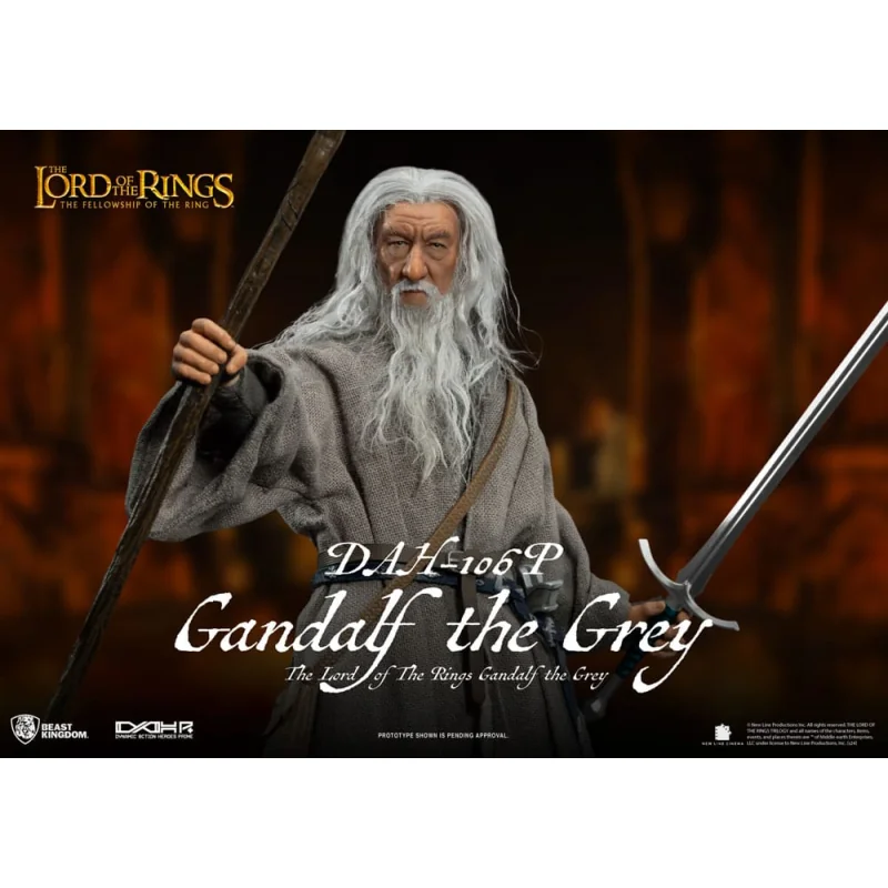 Le Seigneur des Anneaux figurine Dynamic Action Heroes 1/9 Gandalf le Gris 21 cm