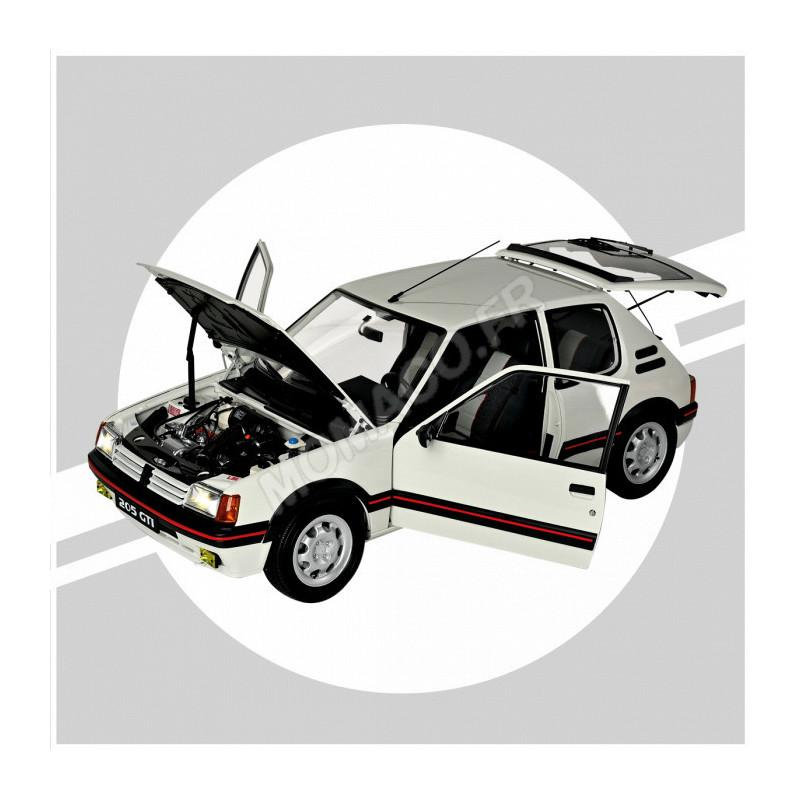 IXO MODELS PEUGEOT 205 1.9 GTI BLANCHE (FULL KIT)