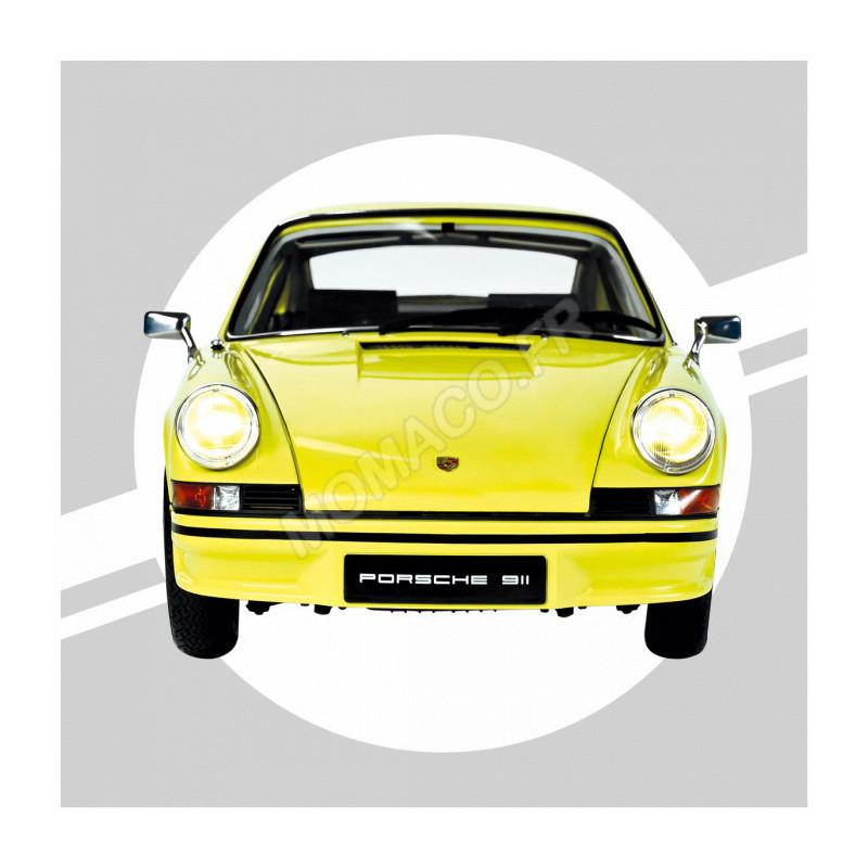 Maquette de voiture PORSCHE 911 RS 2.7 JAUNE/NOIR (FULL KIT)