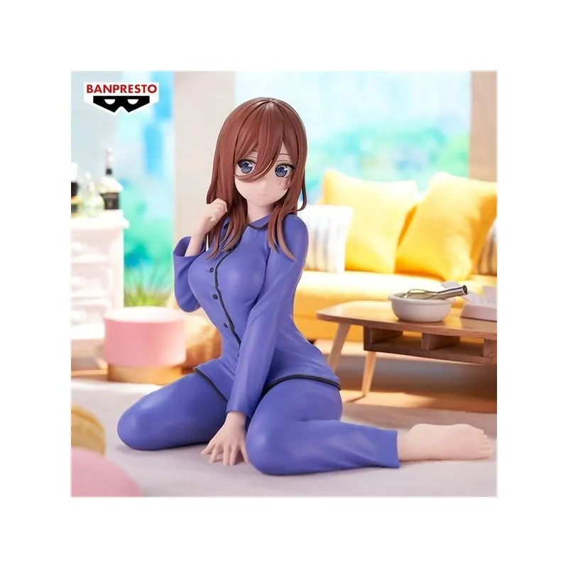 THE QUINTESSENTIAL QUINTUPLETS - Miku - Figurine Relax Time 12cm