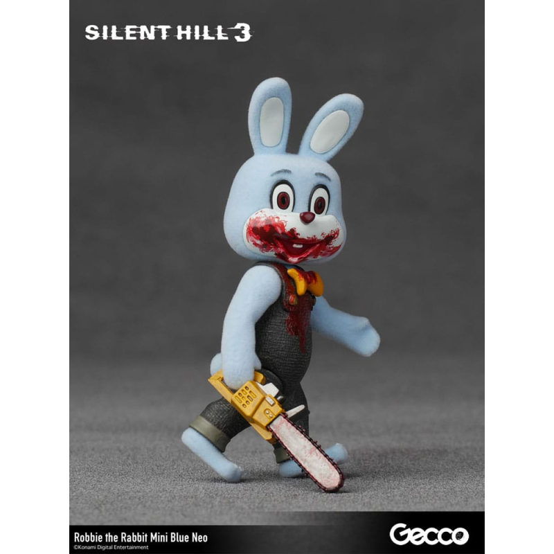 Gecco Silent Hill 3 figurine mini Robbie the Rabbit Mini Blue Neo Version 10 cm