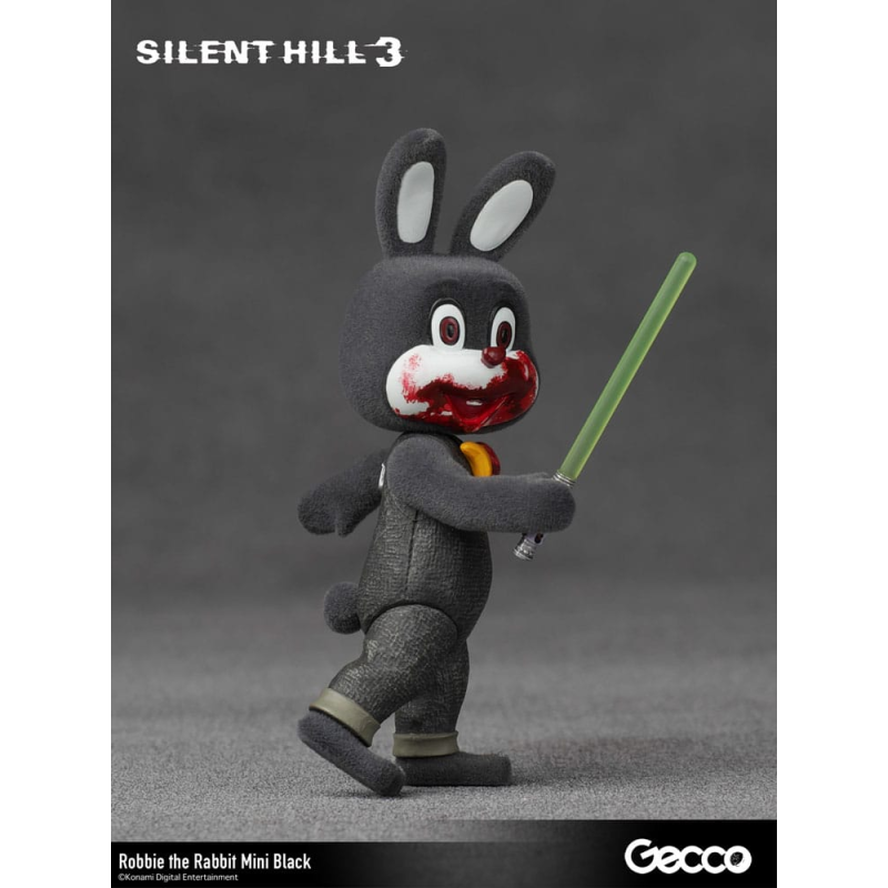 Gecco Silent Hill 3 figurine mini Robbie the Rabbit Mini Black Version 10 cm