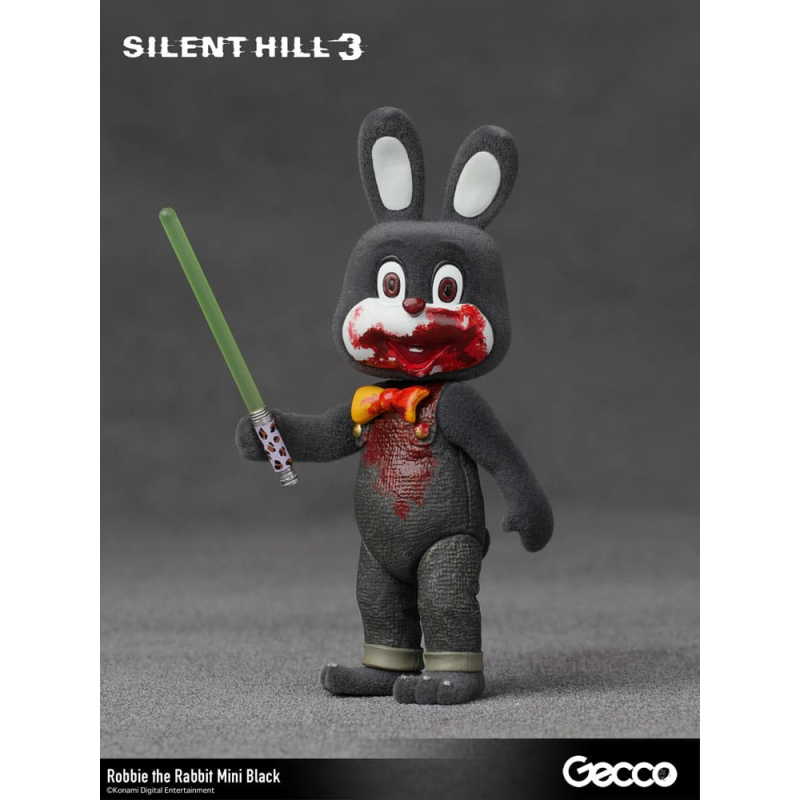 GEC46732GCB Silent Hill 3 figurine mini Robbie the Rabbit Mini Black Version 10 cm