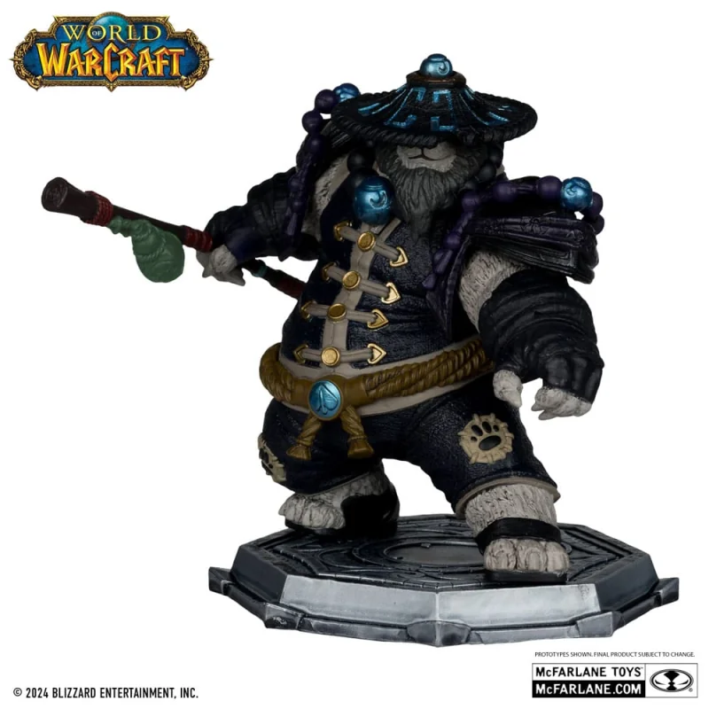 World of Warcraft Pack 2 statuettes PVC 1/12 Dwarf Hunter: Beast Master & Pandaren: Monk (Gold Label) 15 cm